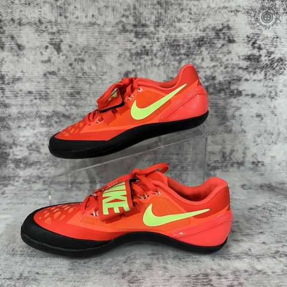 New No Box Nike Zoom Rotational 6 Track Throw Shoe Red Men 6 Wmn 7.5 FZ9606-600 - Picture 2 of 9
